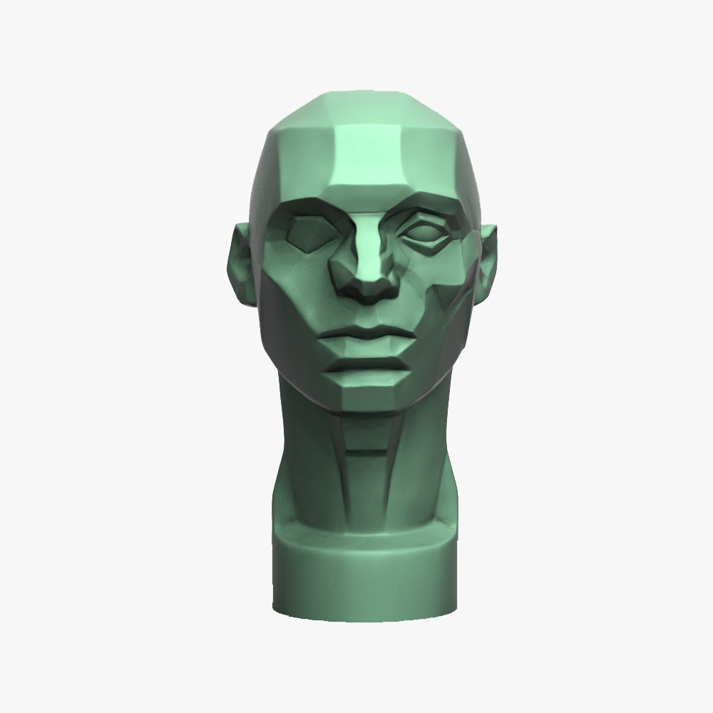 Asaro Head Modelo 3D