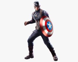 Captain America Modelo 3d