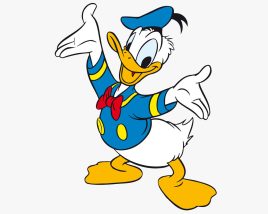 Donald Duck 3D model