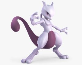 Mewtwo 3D 모델 