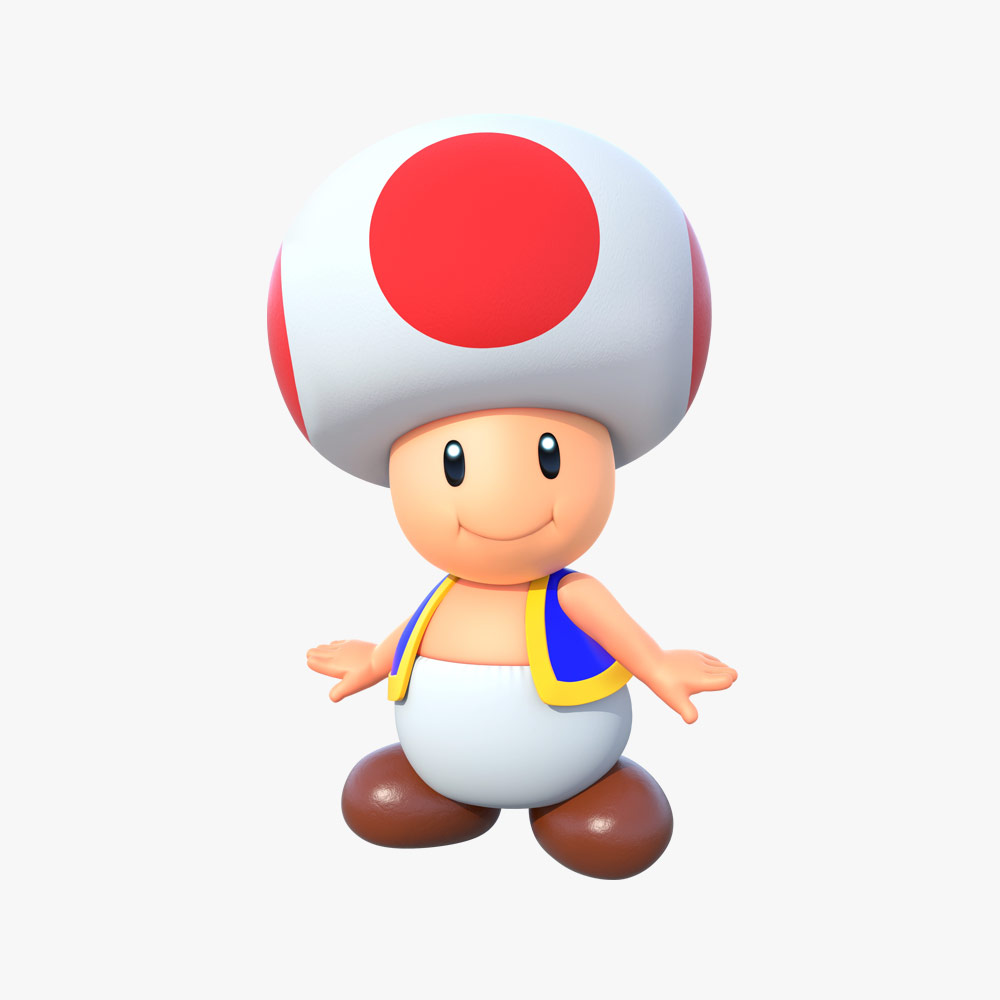 Toad Mario 3D model