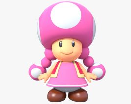 Toadette 3Dモデル