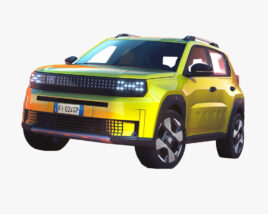 Fiat Grande Panda 2025 3D模型