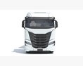 Animal Transporter Truck And Trailer Modelo 3d argila render