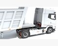 Box-Cab Truck With Tipper Trailer 3D модель