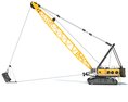 Dragline Excavator Mining Construction Machinery Modèle 3d wire render