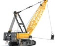Dragline Excavator Mining Construction Machinery 3D-Modell