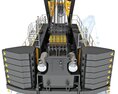 Dragline Excavator Mining Construction Machinery 3D модель seats