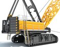 Dragline Excavator Mining Construction Machinery 3D-Modell