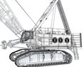 Dragline Excavator Mining Construction Machinery 3d model