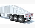 Heavy Truck With Bottom Dump Trailer 3D-Modell