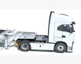 Heavy Truck With Lowbed Trailer 3D 모델 