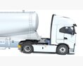 Heavy Truck With Tank Trailer 3Dモデル