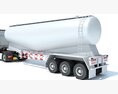 Heavy Truck With Tank Trailer 3D 모델 