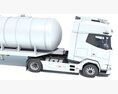 High-Roof Euro Tanker Truck 3D-Modell seats