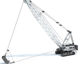 Mining Dragline Excavator 3D 모델 