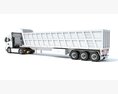 Truck With Tipper Trailer 3D 모델 