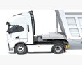 Truck With Tipper Trailer 3Dモデル
