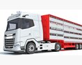 Animal Transporter Truck Modello 3D