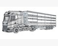 Animal Transporter Truck 3d model