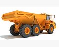 Articulated Mining Truck 3D-Modell Seitenansicht