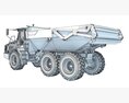 Articulated Mining Truck 3D 모델 