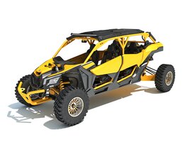 ATV Four Wheeler Buggy Modèle 3D