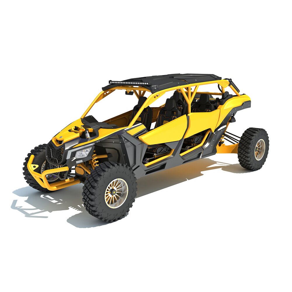 ATV Four Wheeler Buggy Modèle 3D