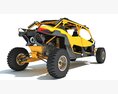 ATV Four Wheeler Buggy 3D 모델 
