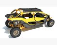 ATV Four Wheeler Buggy 3D模型