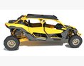 ATV Four Wheeler Buggy Modello 3D