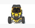 ATV Four Wheeler Buggy 3Dモデル clay render