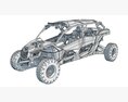 ATV Four Wheeler Buggy 3D模型