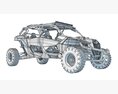 ATV Four Wheeler Buggy 3Dモデル