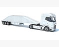Bottom Dump Truck 3D модель
