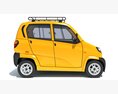 Bajaj Qute Auto Taxi 3D 모델 
