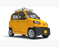 Bajaj Qute Auto Taxi 3D模型