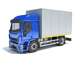 Transporter Box Truck 3Dモデル