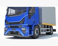 Transporter Box Truck Modelo 3D dashboard