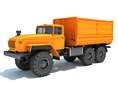 URAL Civilian Truck Off Road 6x6 Vehicle 3d model