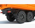 URAL Civilian Truck Off Road 6x6 Vehicle 3D 모델  seats