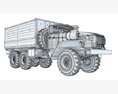 URAL Civilian Truck Off Road 6x6 Vehicle 3D-Modell