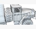 URAL Civilian Truck Off Road 6x6 Vehicle 3D модель