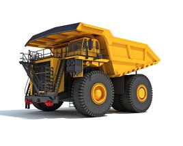 Off Highway Mining Dump Truck Modello 3D