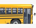 School Bus 3D 모델  seats