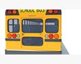 School Bus Modèle 3d