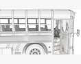 School Bus Modelo 3d