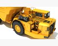 Underground Articulated Mining Truck 3D-Modell seats