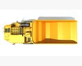 Underground Articulated Mining Truck Modelo 3D