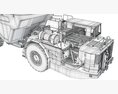 Underground Articulated Mining Truck Modèle 3d
